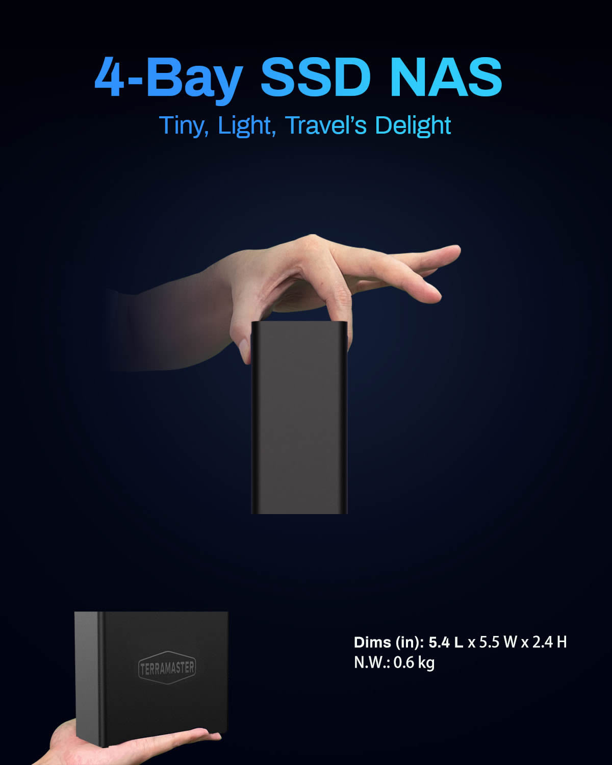 F4 SSD 4베이 올플래시 NAS 스토리지