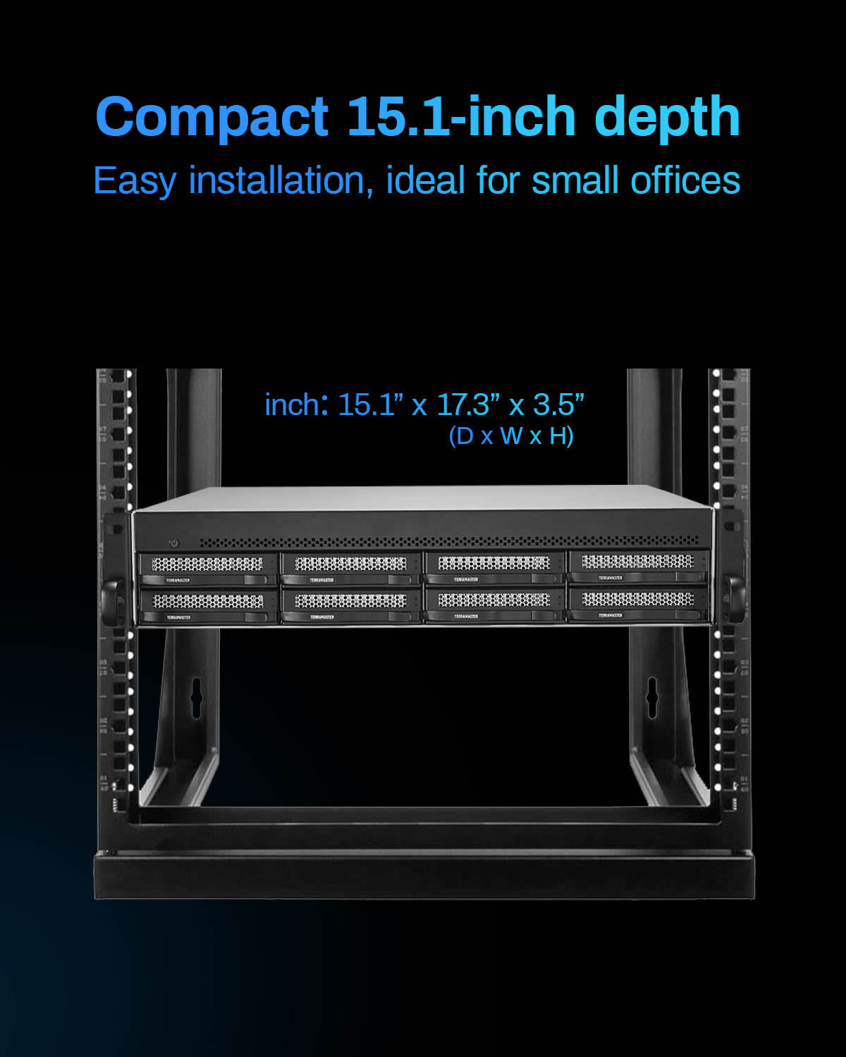Almacenamiento NAS TERRAMASTER U8-500 Plus