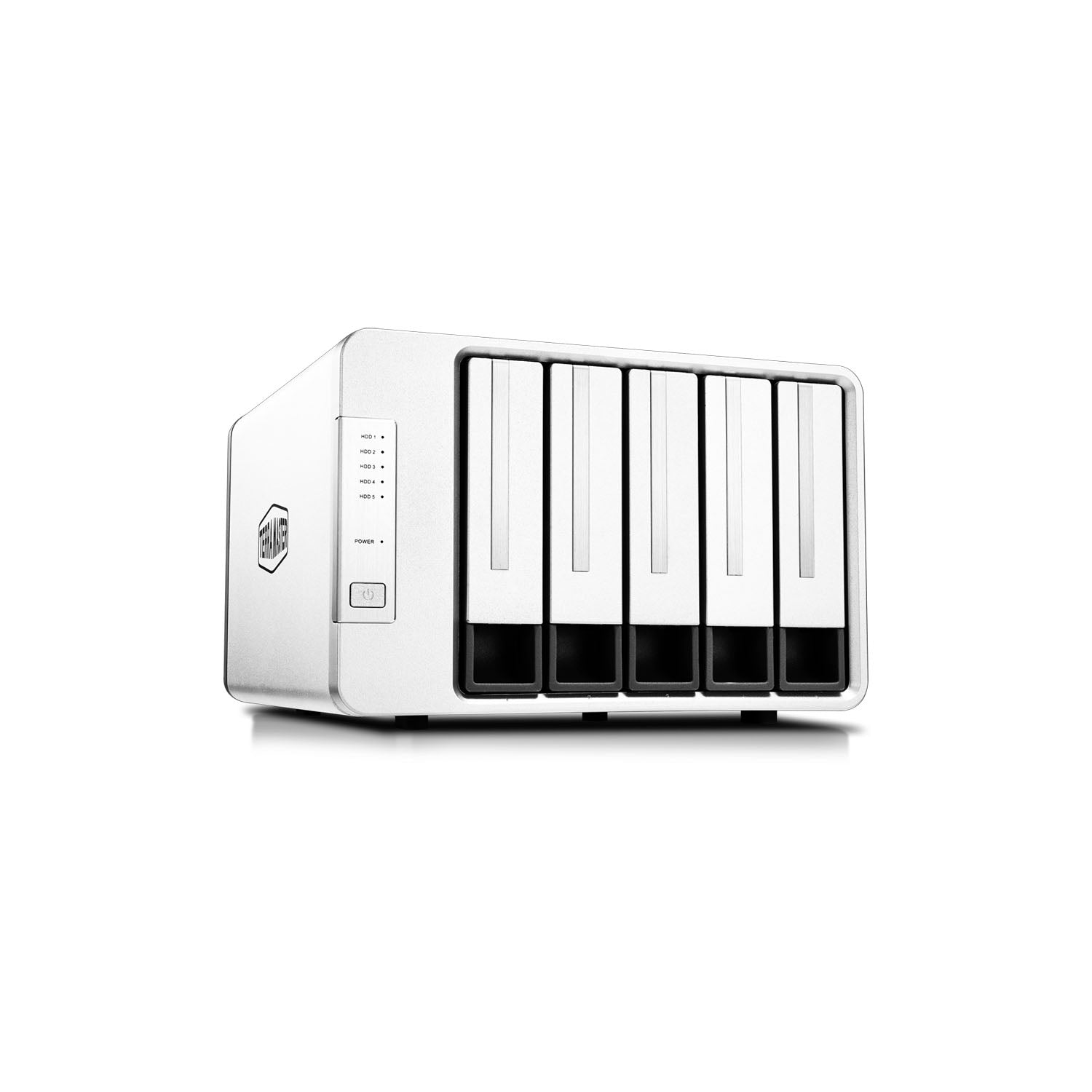 TERRAMASTER D5-310 Festplattengehäuse 5Bay Hardware Raid Unterstützt RAID 5, 0, 1, 10, Single, USB 3.1 Typ C Direct Attached Storage Backup Software im Lieferumfang enthalten (Diskless)
