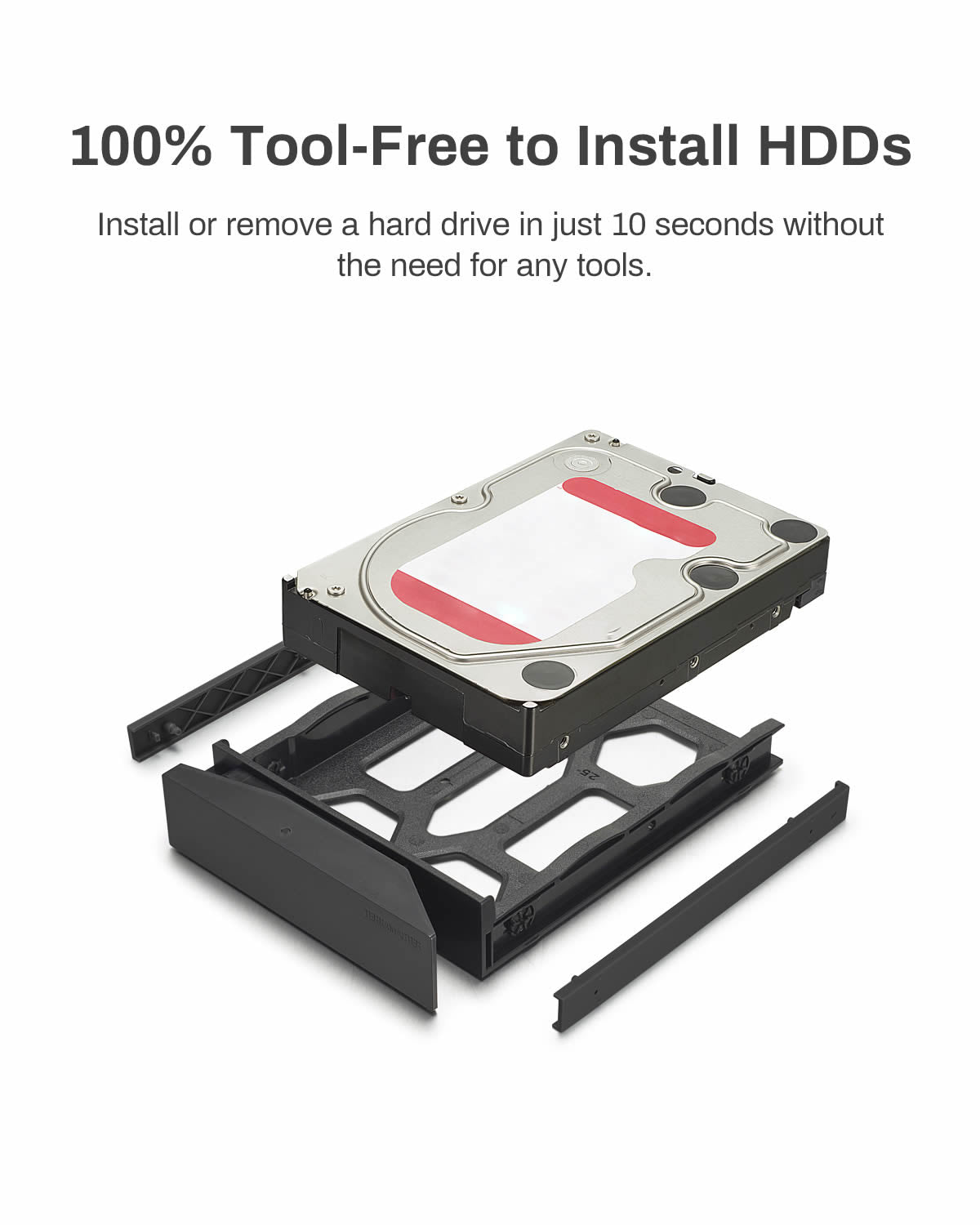 Carcasa híbrida para disco duro HDD y SSD NVMe TERRAMASTER D5
