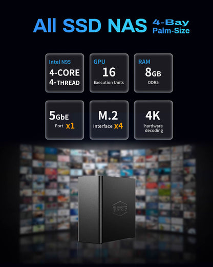 F4 SSD 4베이 올플래시 NAS 스토리지