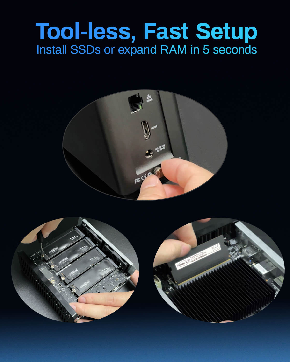 F4 SSD 4베이 올플래시 NAS 스토리지