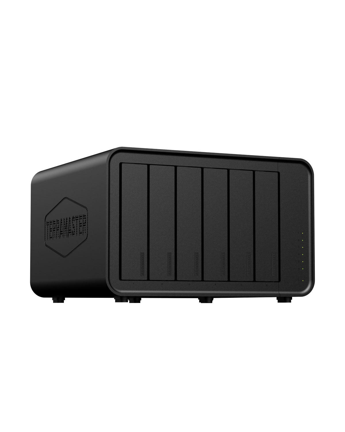 TERRAMASTER F6-424 Max NAS Storage - 6Bay Core i5 1235U 10 Kerne 12 Threads, 8GB DDR5 RAM, 10GbE Port X2, Network Attached Storage Spitzenleistung für Unternehmen (Diskless)