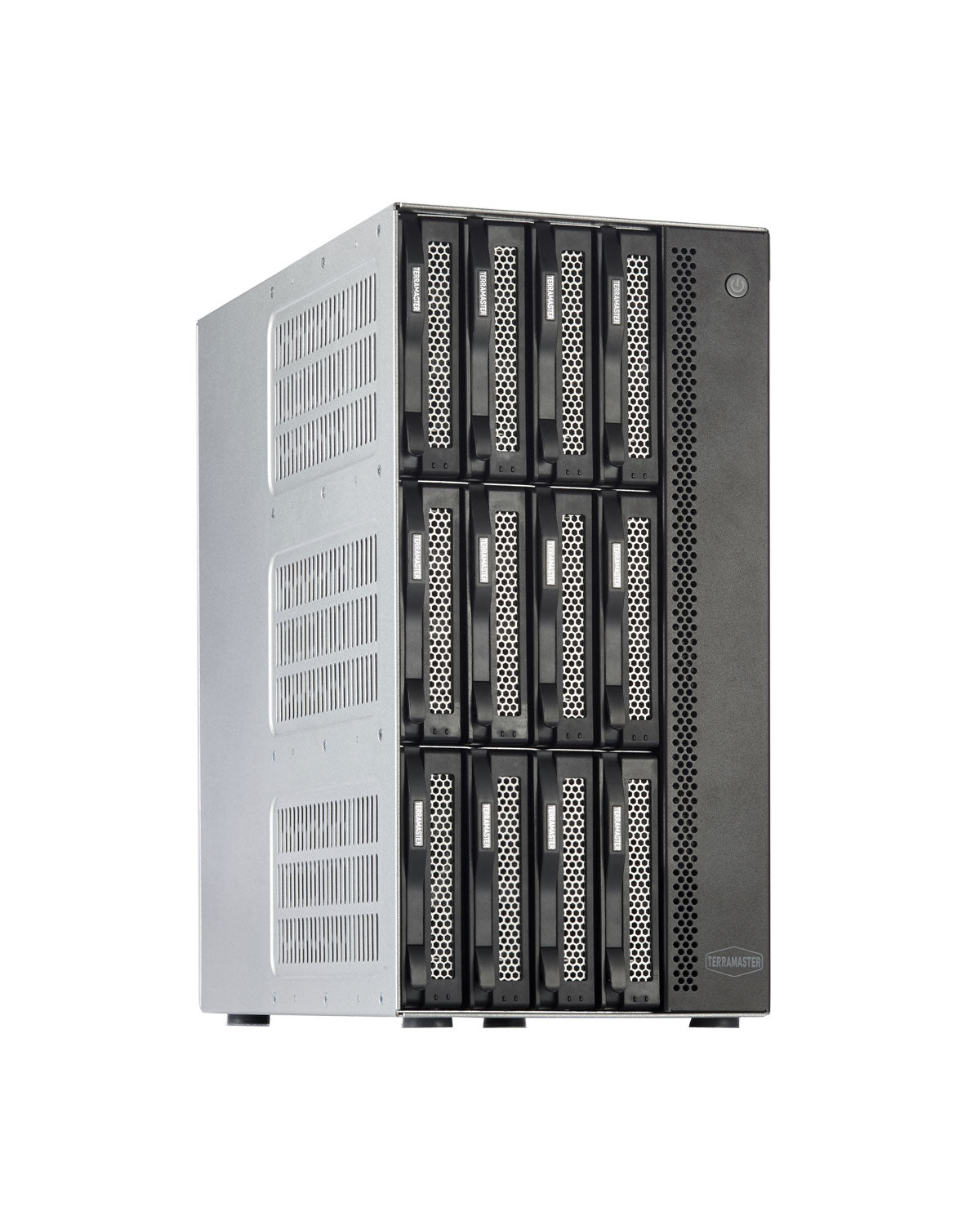 T12-450 12 bahías, 10 Gb, doble SFP+, interfaces 10 GbE y doble puerto 2,5 GbE, almacenamiento NAS