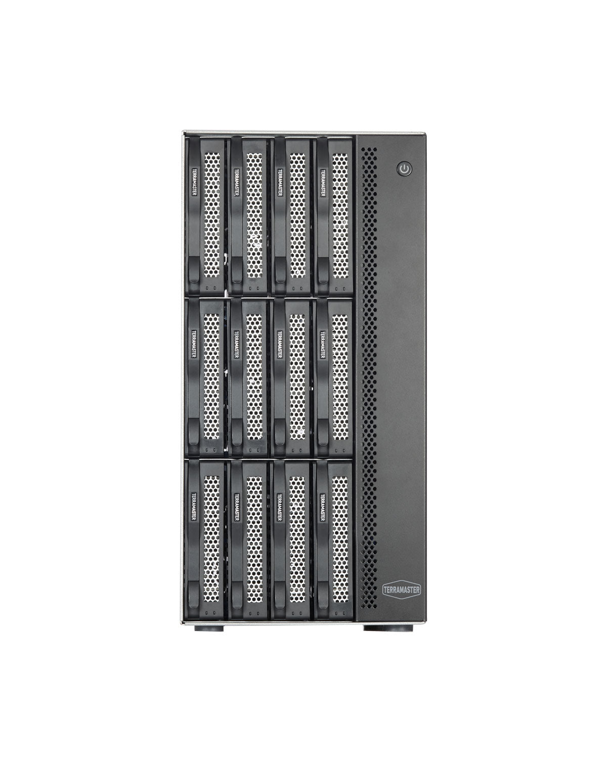 T12-450 12 bahías, 10 Gb, doble SFP+, interfaces 10 GbE y doble puerto 2,5 GbE, almacenamiento NAS