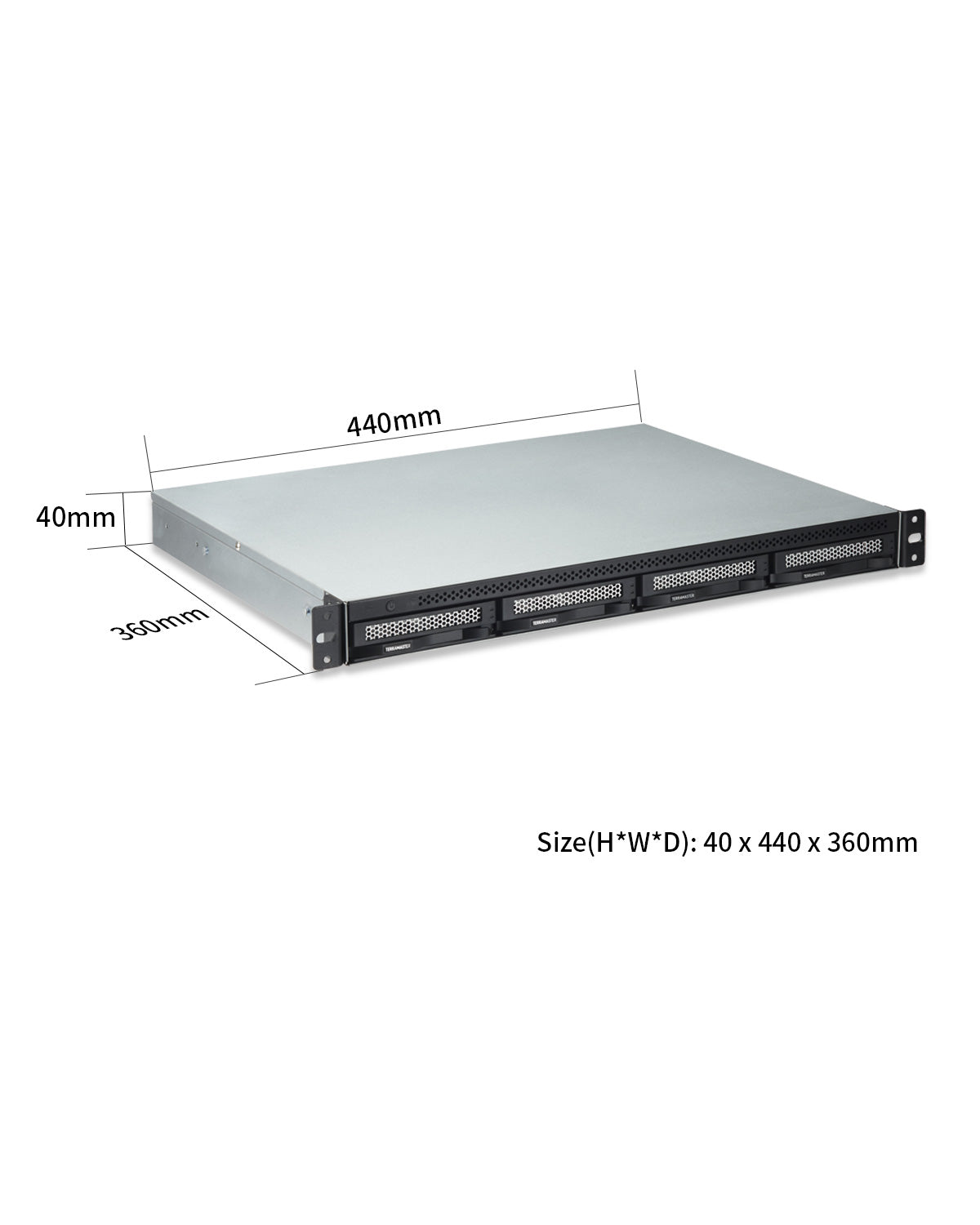 TerraMaster U4-423 4bay Rackmount 2.GbE NAS